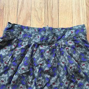 Norton McNaughton Vintage Floral Skirt W/ Pockets